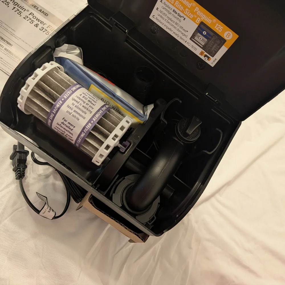 Marineland 125 Penguin PRO Power Filter, Multi-Stage Aquarium Filtration
